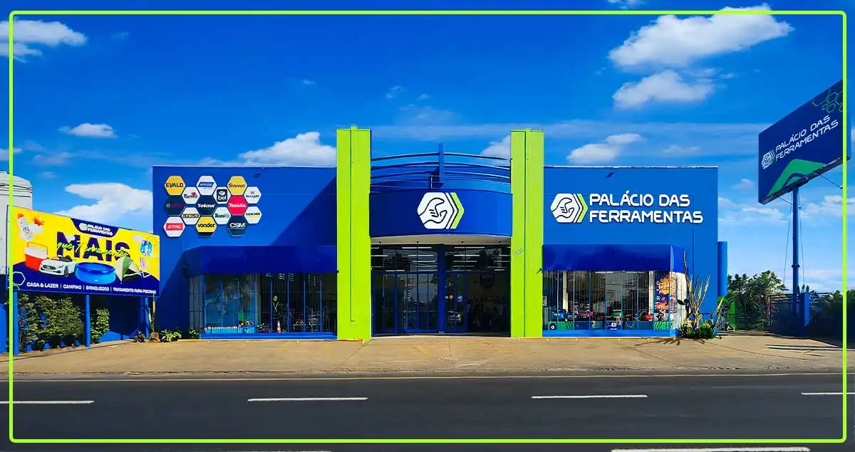 Fachada da nossa loja física de ferramentas